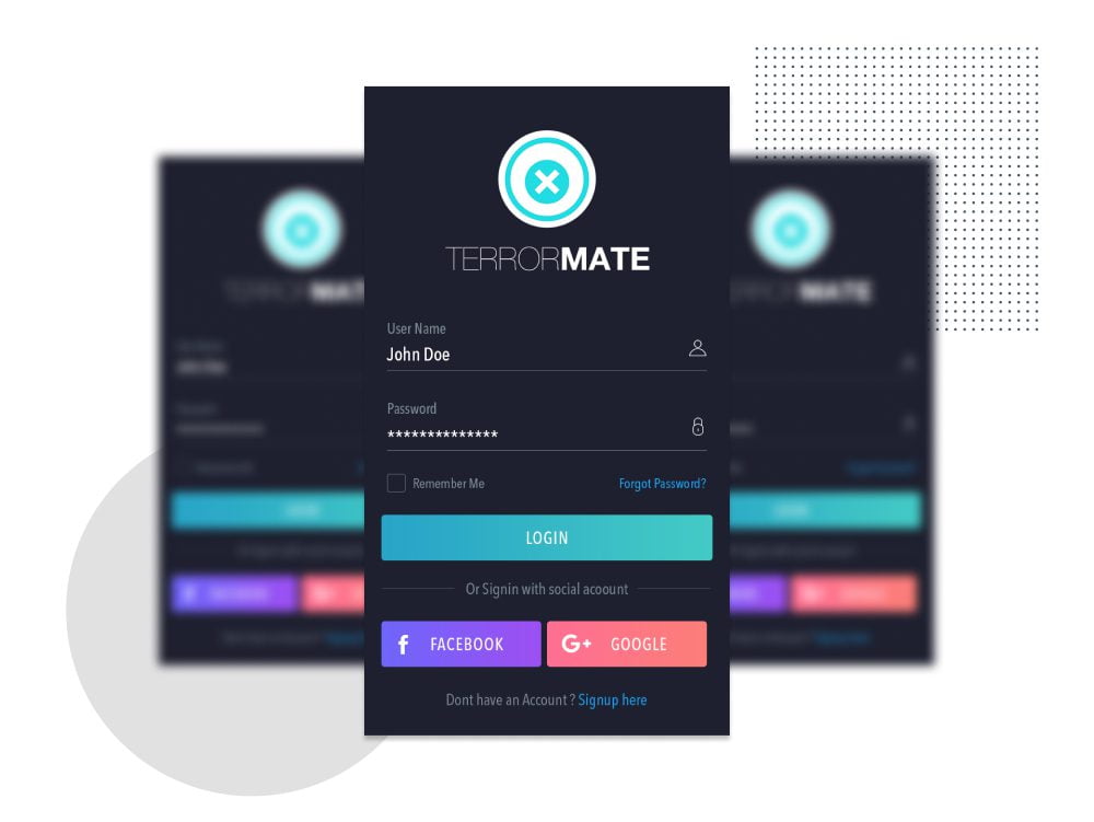 Solution | Terror mate | Location Based Alert App